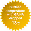 The high-density ceramic layer protects the base material from UV damage.