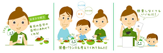 お料理コンシェルジュアプリ「Ohganic」