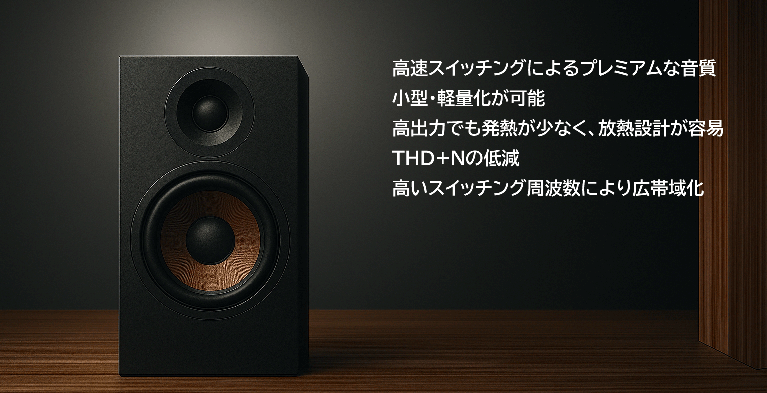 Infineon Technologies / ソリューション（GaNオーディオアンプ）