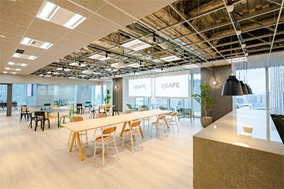図2●旭化成が開設したデジタル共創ラボ「CoCo-CAFE」
